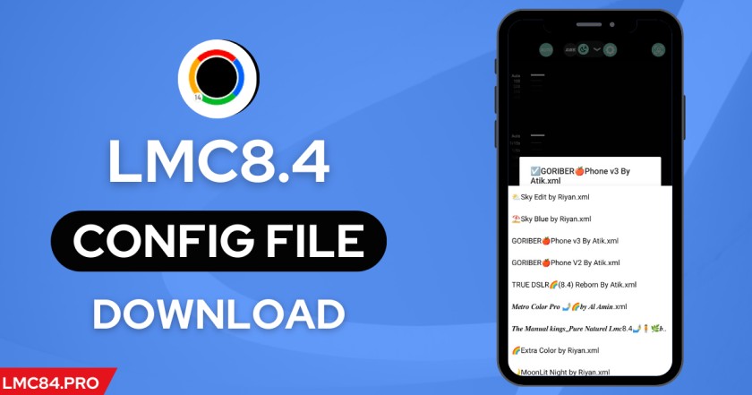 LMC8.4 Config File Download