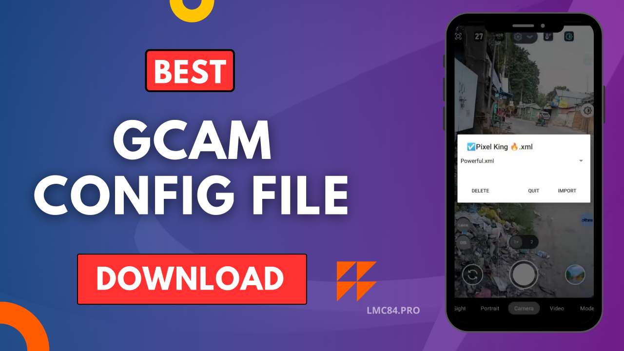 GCAM Config File Download