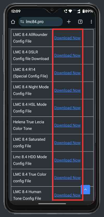 Set Up LMC 8.4 Config File 1