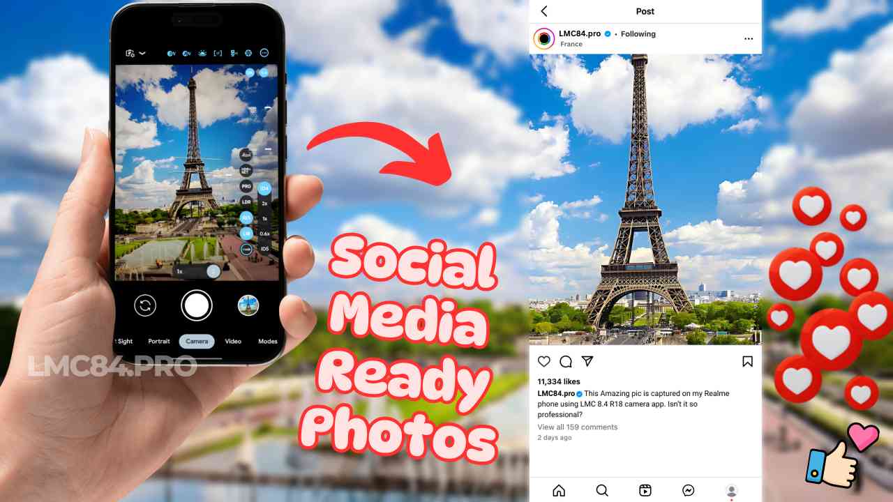 Take Professional Photos for Social Media With LMC 8.4