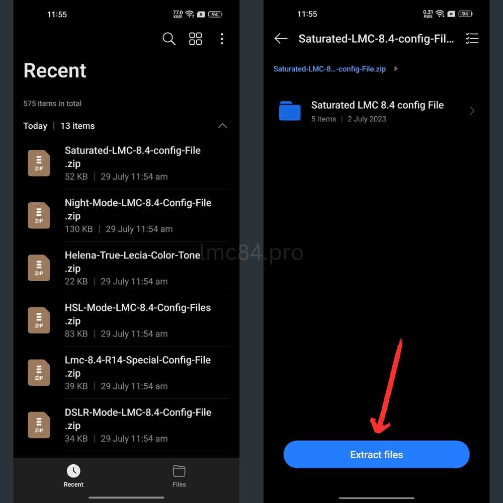 Extract the ZIP File